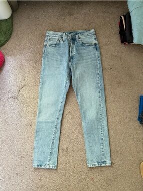 Levi's 501 Skinny Jeans in Light Blue Wash